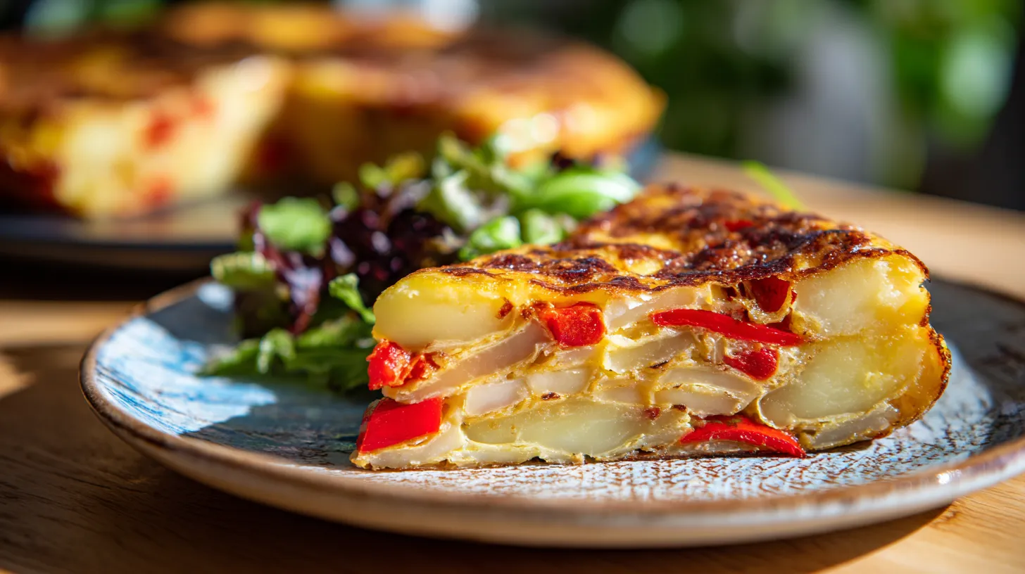 Spaanse Tortilla met Paprika & Pittige Aioli